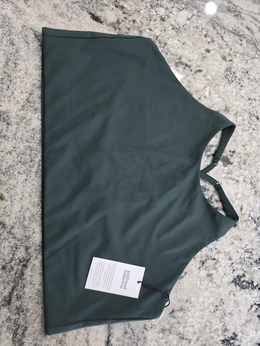 Girlfriend Collective Topanga Halter Sports Bra. NEW!